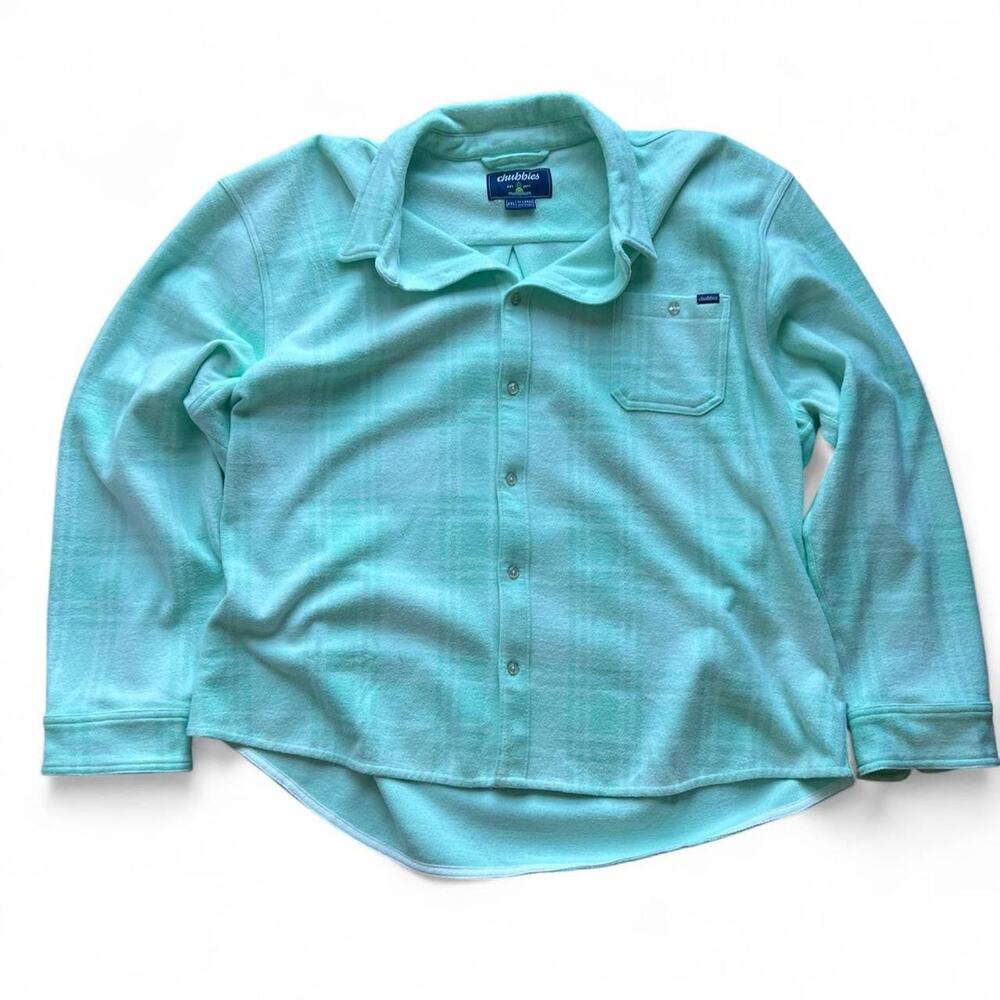 Chubbies Mint Green‎ Plaid Extra Cozy Flannel